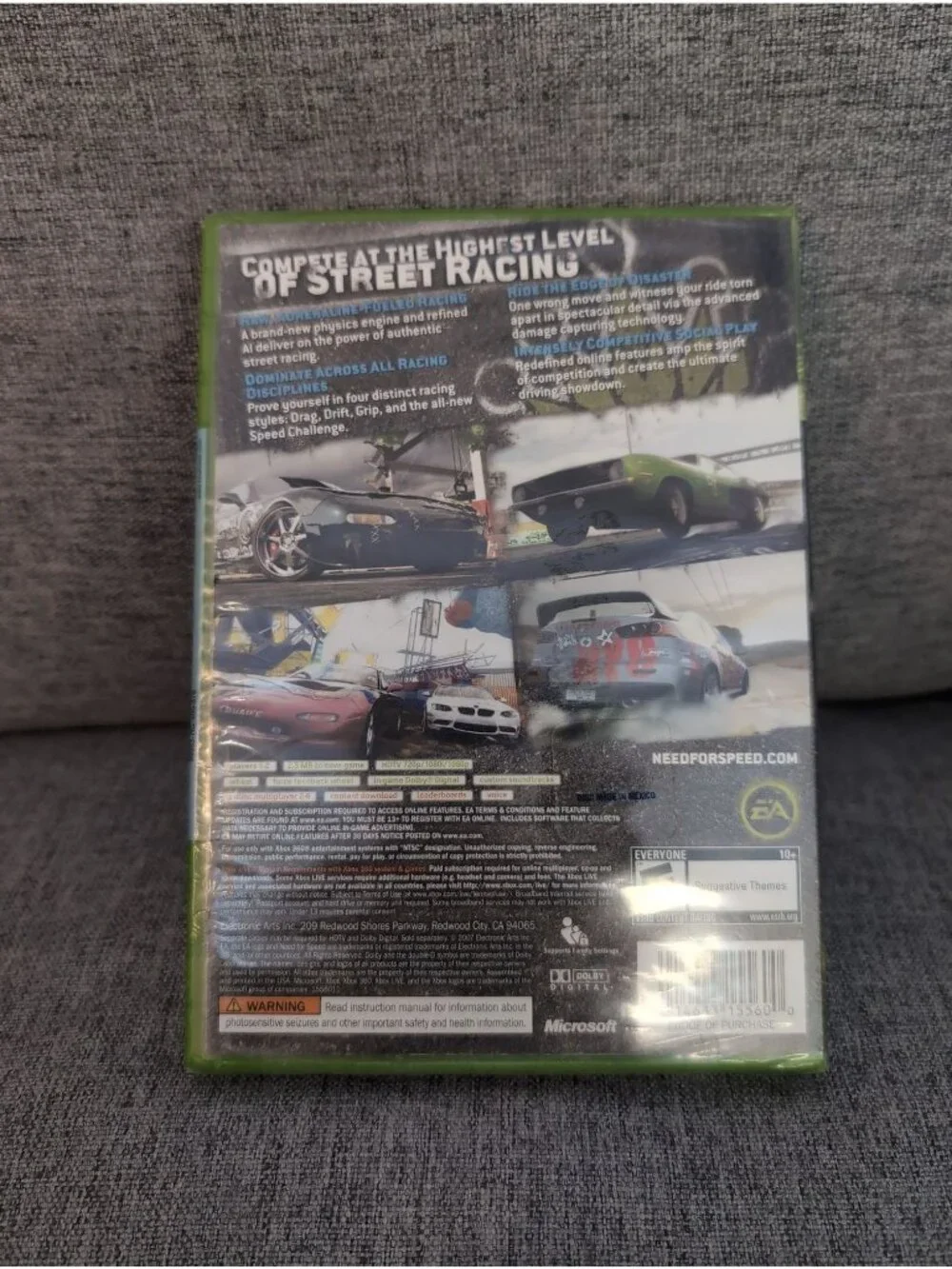 Need for Speed Prostreet: Xbox 360 NEW SEALED